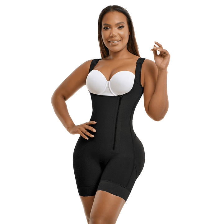 Daniela- Faja Colombiana Shaper Lateral Zipper High Compression Thick Straps