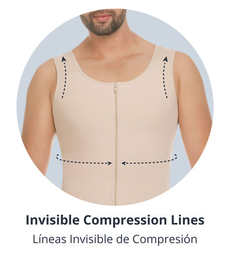 Daniel- Faja Colombiano Men's Posture Corrector Vest Shaper Latex Internal