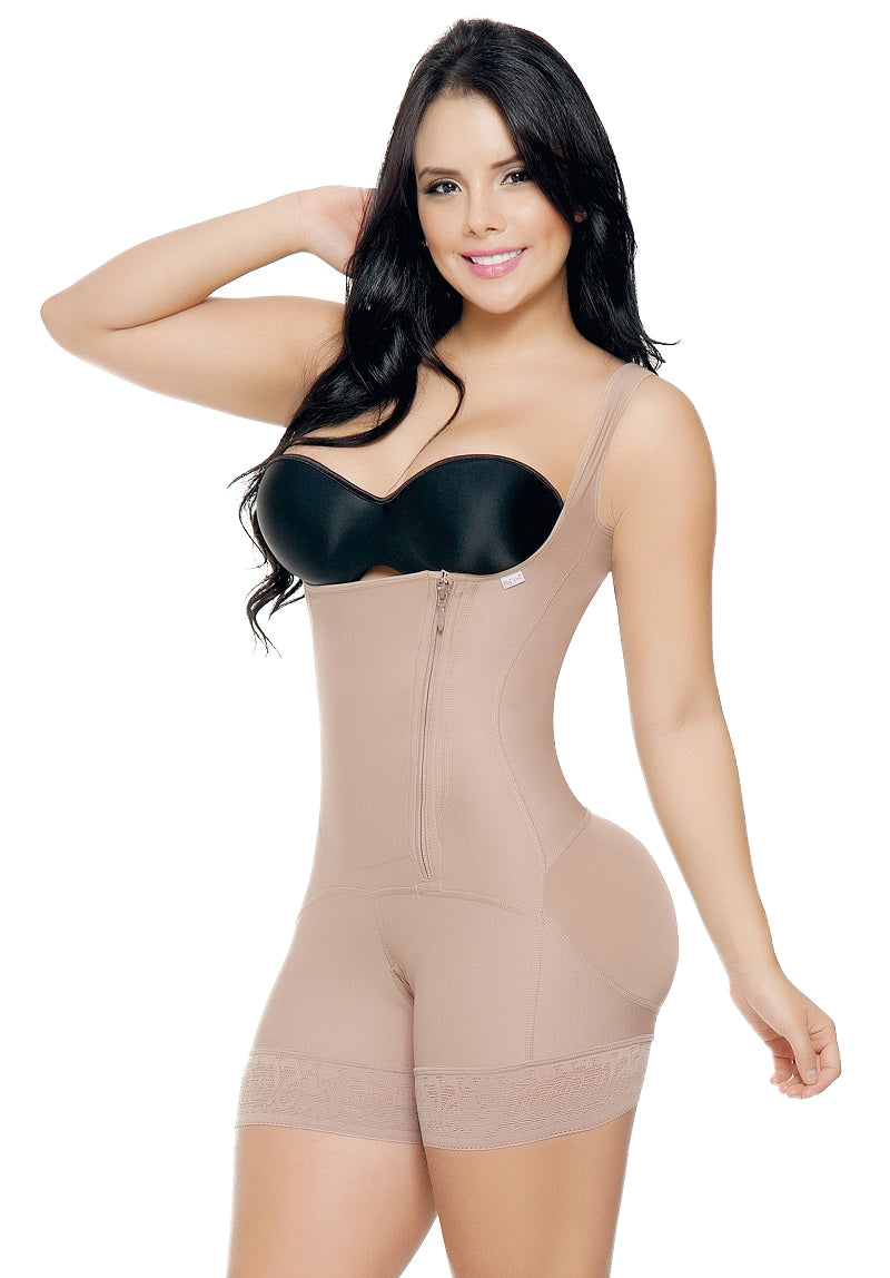 Daniela- Faja Colombiana Shaper Lateral Zipper High Compression Thick Straps