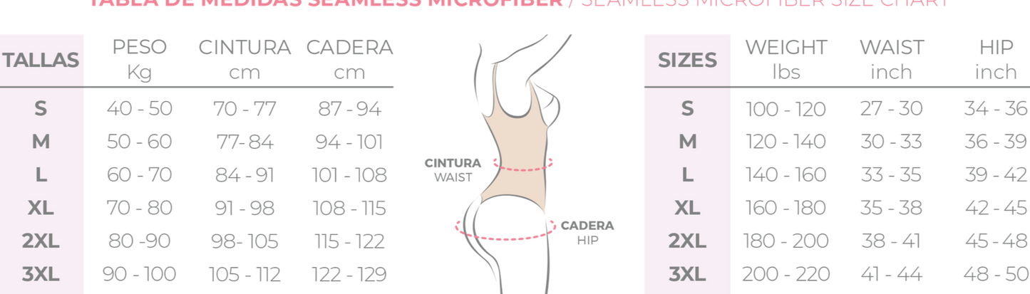 Adela- Full Control Vest/Alta Control Chaleco 3 Hooks