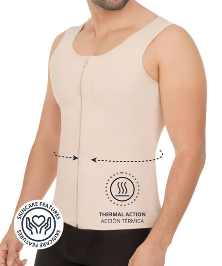 Daniel- Faja Colombiano Men's Posture Corrector Vest Shaper Latex Internal