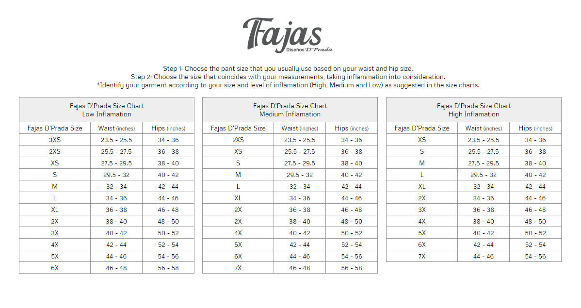 Paola- Faja Zipper Lateral a la Rodilla Bra con Zipper Lateral Tallas PLUS