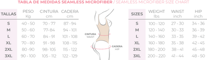 Angelina- Fajas Colombianas High Control Mid-Thigh 3 Rows Clips